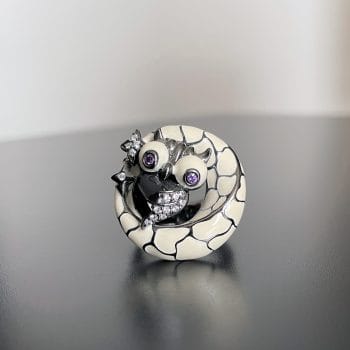Сребърен пръстен - Owl - Image 4
