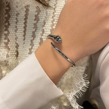 Сребърна гривна - Panthère bracelet - Image 2