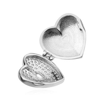 Сребърен медальон - Heart frame - Image 2