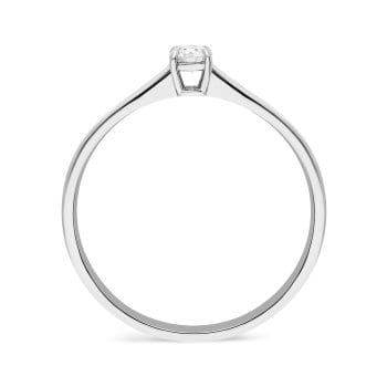 Златен пръстен - Dia 0,19ct solitaire - Image 2