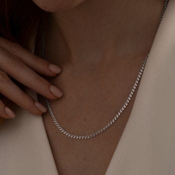Сребърен синджир - Love 2,7мм - Image 2
