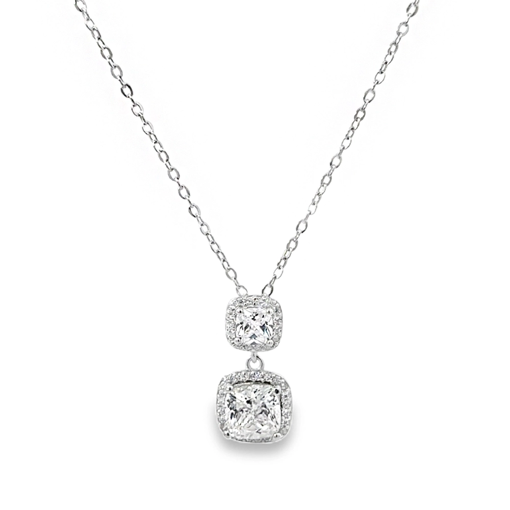 1810 Сребърно колие - Double Grace - Image 1