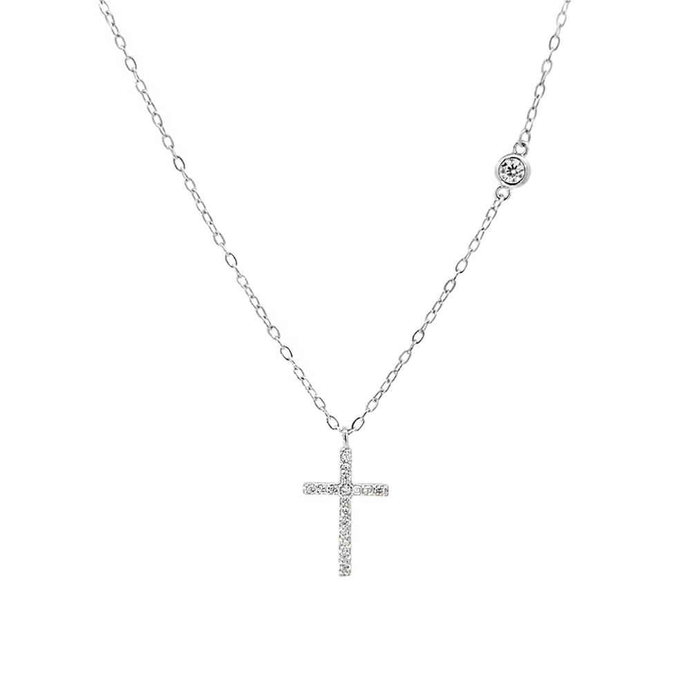 сребърно колие Сребърно колие - Cross Divina - Image 1